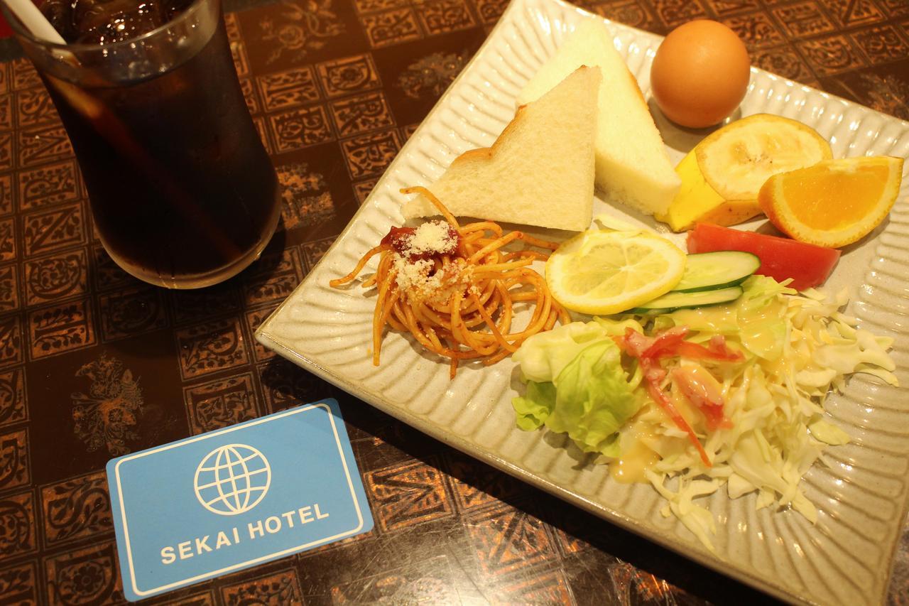Sekai Hotel Shika Osaka Exteriör bild